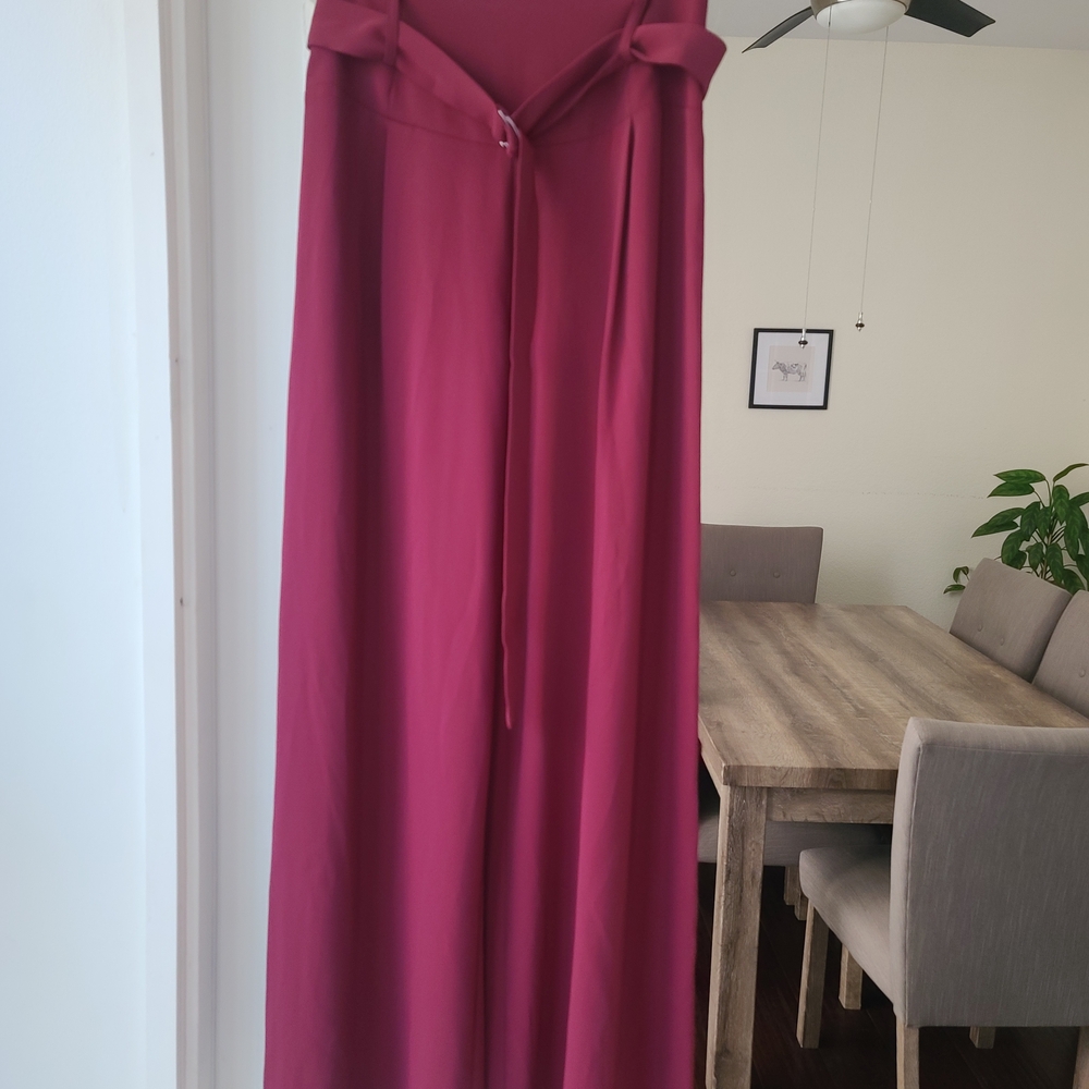 BCBGMaxAzria Women's Pink Maxi Pants